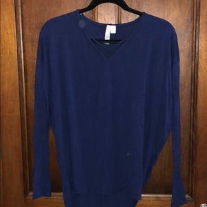 Navy Blue dress top